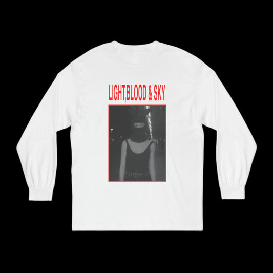 LIGHT, BLOOD & SKY | BW Long Sleeve Graphic Tee